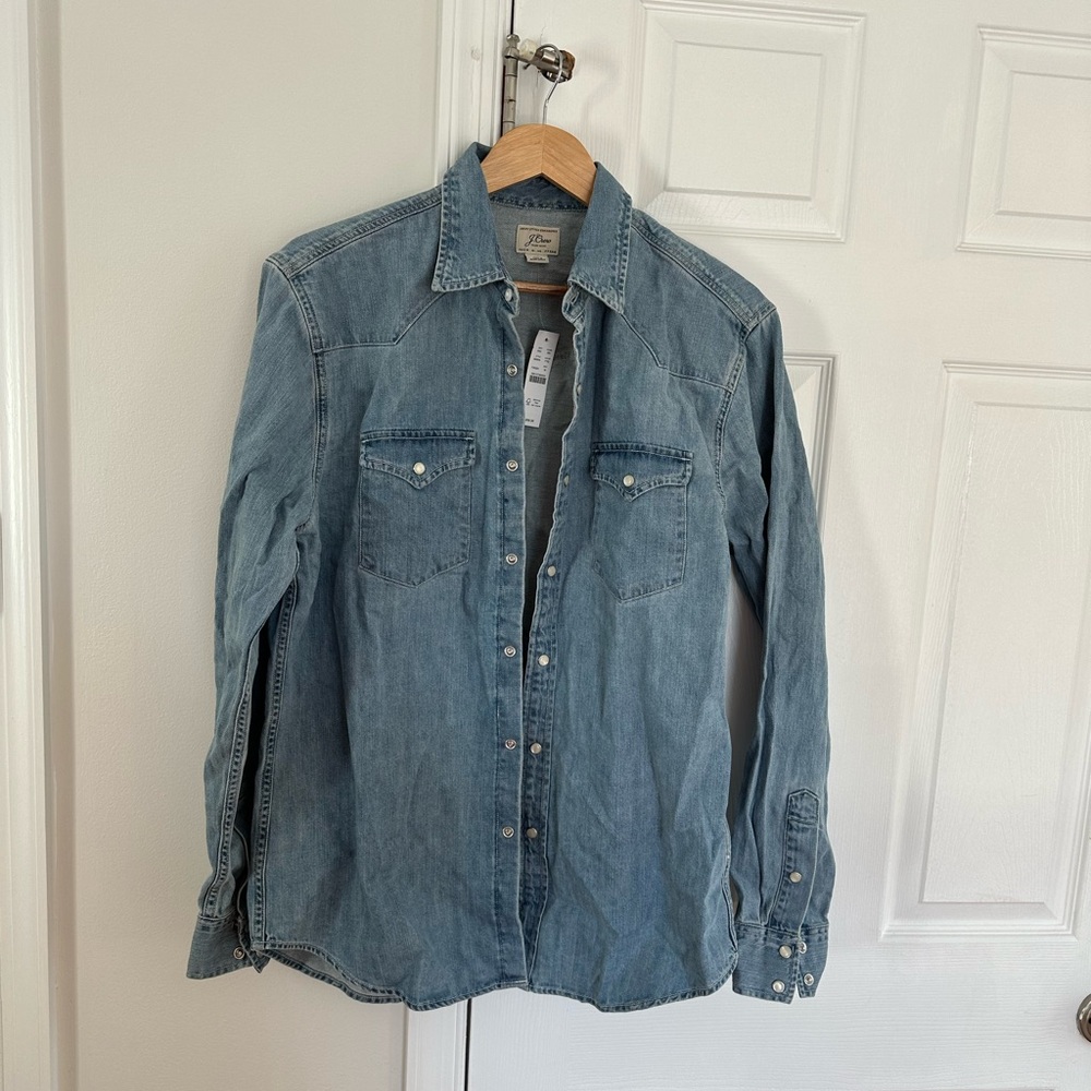 J. Crew Denim Western Shirt